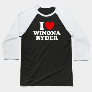 WINONA RYDER Baseball T-Shirt